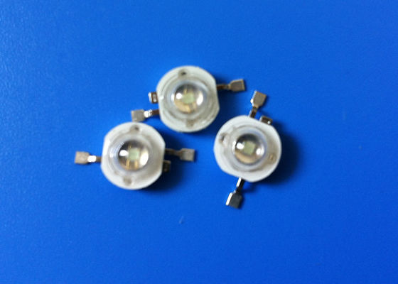 China 700mA High Power LED Diode Epiled Chips 3W Red 615 / 630nm supplier