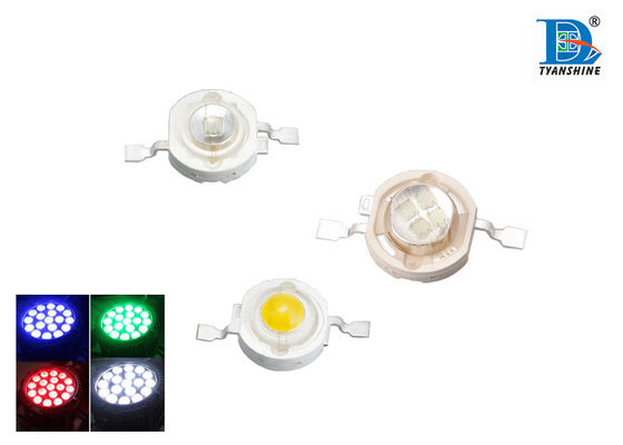 China 3W High Power LED Diode for Color Red Green Blue Amber White supplier