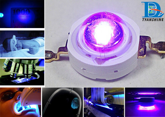China High Power Lambertian UV LEDs Diode 3 Watt for Medical Illumination Instrument supplier