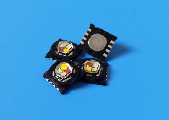 China RGB PCAmber 585nm LED Arrays , Multichip 15W LEDs Diode Emitter supplier