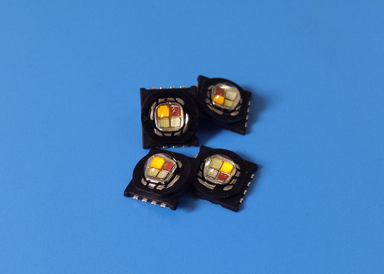 China 15 Watt RGB LED Diode PC Amber 1800K 4in1 High Power 650lm LEDs supplier
