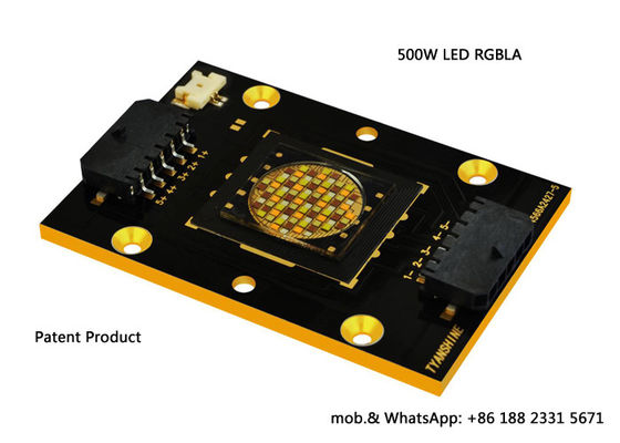 China Stage Lighting 500W LED Module RGBLA Multicolor Profile LED Engine supplier