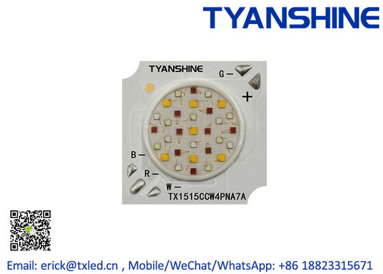 China Multi-color 400mA RGBW 3000K LED 40W COB LED LES11mm 21V LED COB RGBW supplier