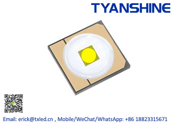 China Ceramic SMD3535 LED 10Watt Red Green Blue White PC-Amber Lime Flat Lens LED 2500mA supplier