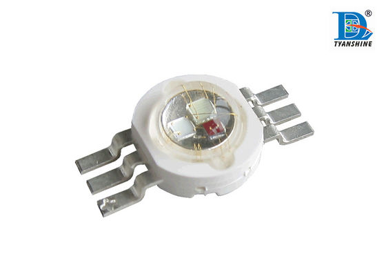 China Green 520 - 530nm Full Color RGB LED Diode 1W 3Watt , Short Reaction Time supplier