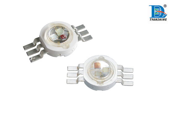 China 3x3W High Power RGB LED Doide 700mA 140 Degree Beam Angle supplier