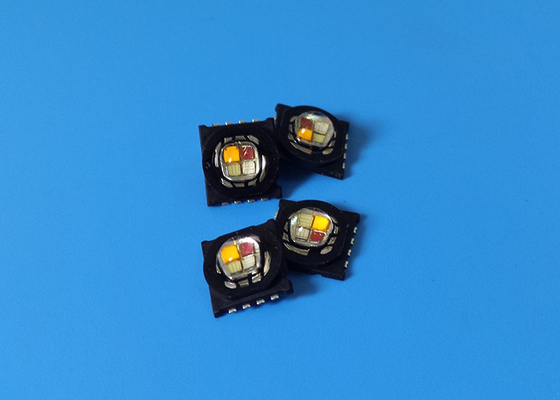 750MA Led 4 In 1 RGB Amber 15 Watt High Power Led Diodes With Multi - Chip supplier