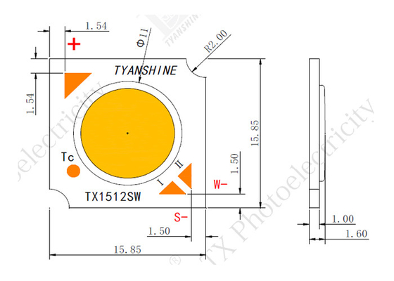 Residential Lighting 2500lm Linear Cob Led 12W Diameter 11mm supplier