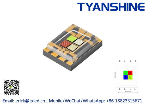 Ceramic SMD5060 LED RGBW 15W 20W 40W 50W 60W RGBL Multichip LEDs supplier