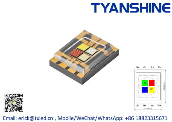 Ceramic SMD5060 LED RGBW 15W 20W 40W 50W 60W RGBL Multichip LEDs supplier