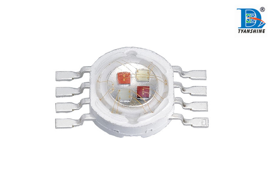 Super Bright Red 35 - 60lm 350mA RGB High Powered LED , 1W LED Diode supplier