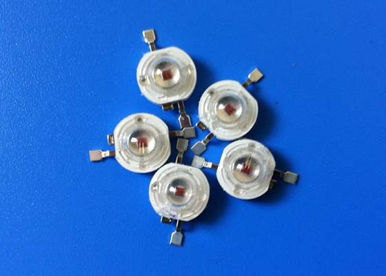 Green 3W High Power LED Diode Epistar Chip 110lm - 140lm For Entertainment Lighting supplier