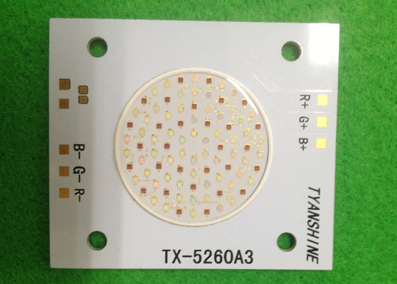 High Brightness 2100 - 2300LM RGB LED Array 80W with Copper MCPCB supplier