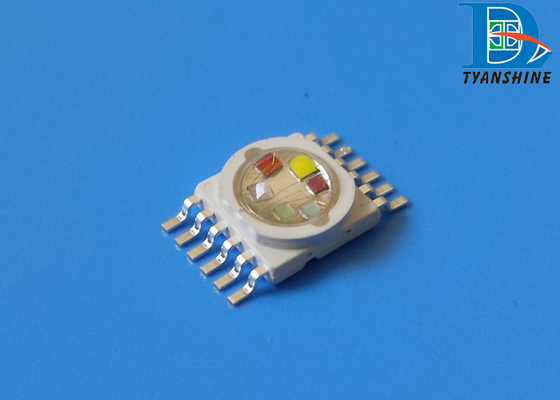 10 W High Power LED Diode , RGBWAP Multicolor Epiled Chip LEDs supplier