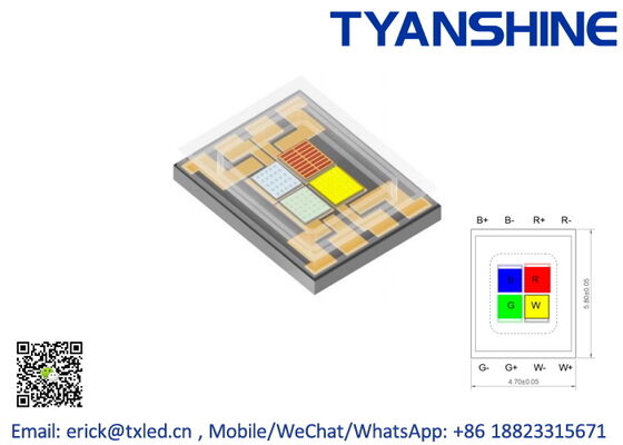 Ceramic SMD5060 LED RGBW 15W 20W 40W 50W 60W RGBL Multichip LEDs